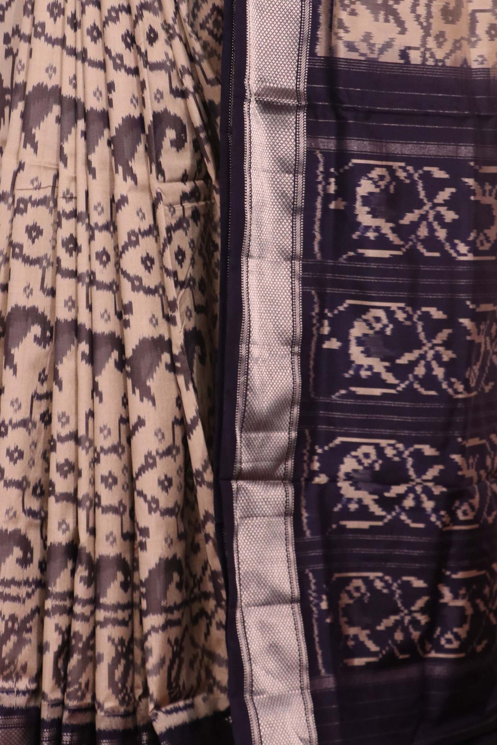 Pure Handloom Patola Ikat Silk Saree AL211725